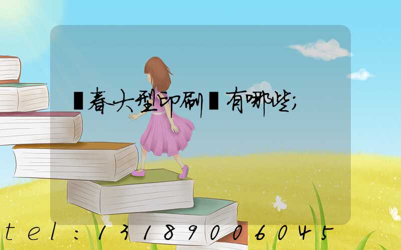 長春大型印刷廠有哪些
