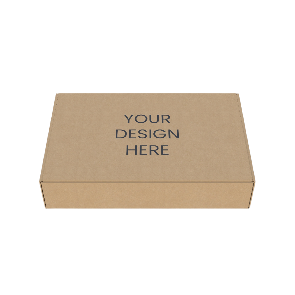 包裝盒定制-無插舌飛機(jī)盒型設(shè)計結(jié)構(gòu)圖